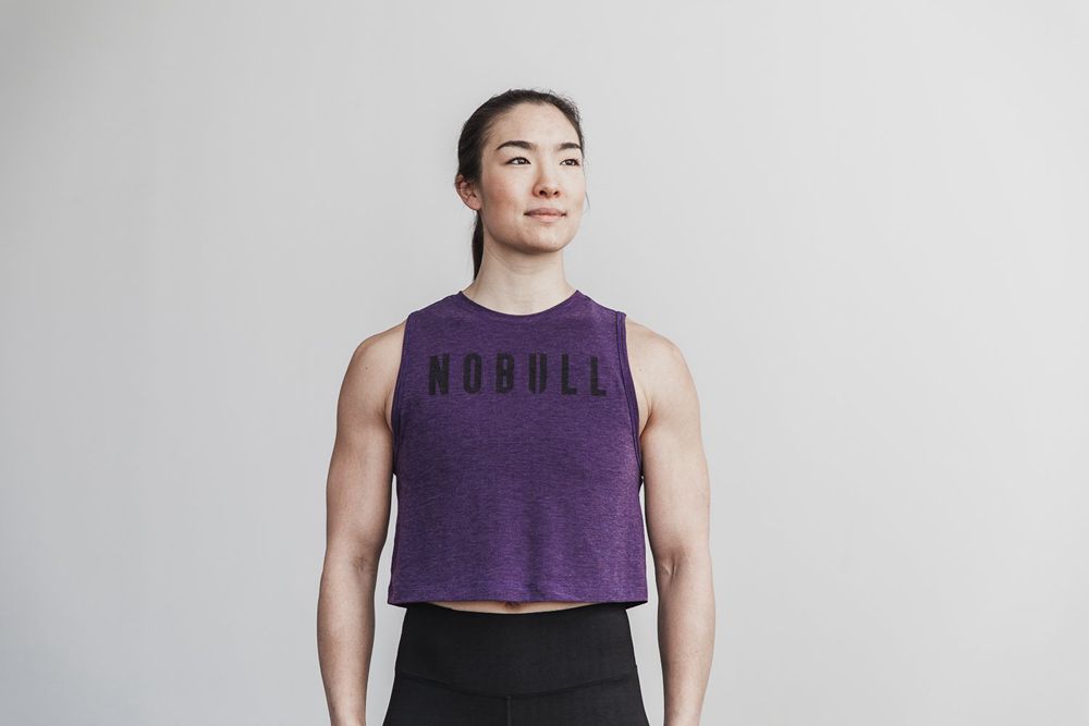 Débardeurs NOBULL Femme Violette - NOBULL Muscle,France (5182-NYVEG)